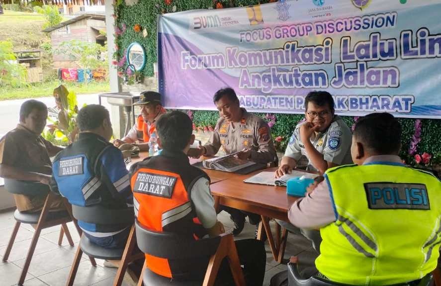 Upaya Tekan Angka Laka Lantas, Jasa Raharja bersama FKLLAJ Pakpak Bharat Gelar FGD