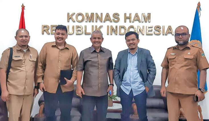Ketua DPRD Sumut, Sutarto mengunjungi Komnas HAM RI, Selasa (3/9/2024).