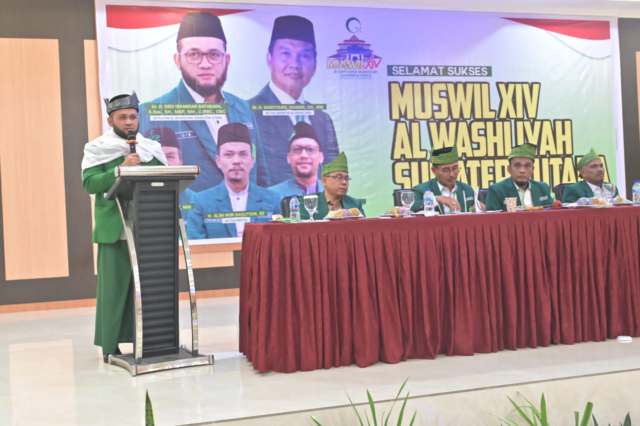 Dr H Dedi Iskandar Batubara S.Sos.,SH., MSP., MH., CIRBC., CWC. kembali memimpin Pengurus Wilayah Al Washliyah Sumatera Utara periode 2025-2030.