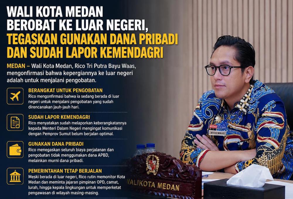 Wali Kota Medan Rico Tri Putra Bayu Waas