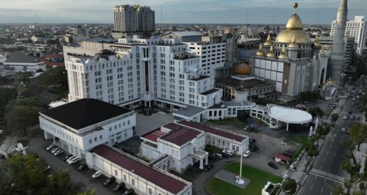 Kantor Gubernur Sumut, Jalan Pangeran Diponegoro Nomor 30 Medan. Foto/Diskominfo/ist 