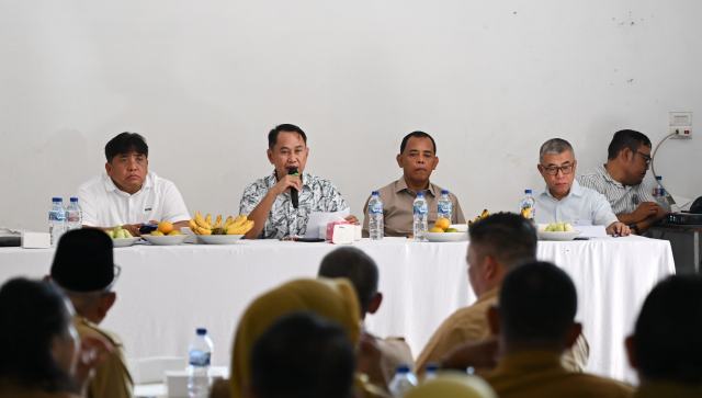 Kegiatan Reses Tahun Sidang II 2025-2026 di Jalan Perintis Kemerdekaan, Kota Binjai, Senin (6/7/2026). Foto/Diskominfo Sumut 